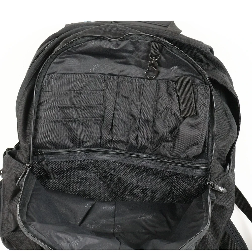Callaway Golf Backpack CG Sport Black Solid OS NWT